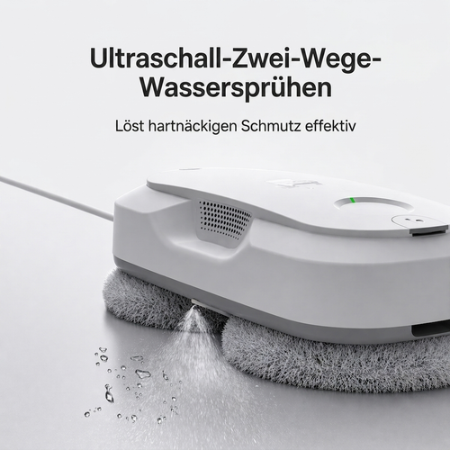 Fensterputzroboter | 3800Pa | Automatisches Sprühen | Für Glas/Spiegel/Fliesen